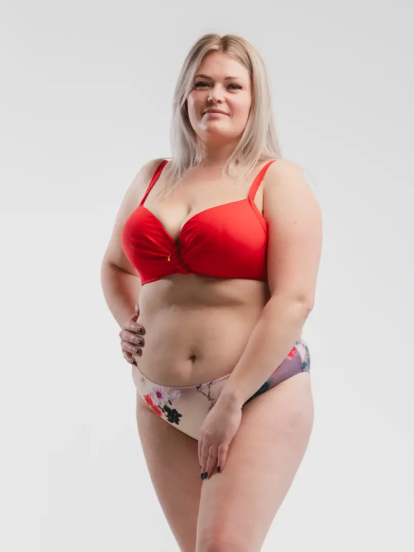 Costum de baie cu imprimeu floral