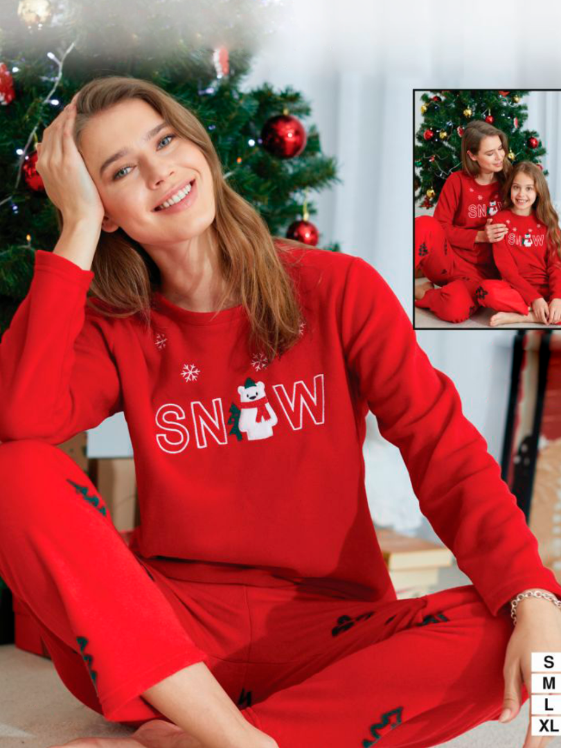 Pijama din fleece Snow 23001-A