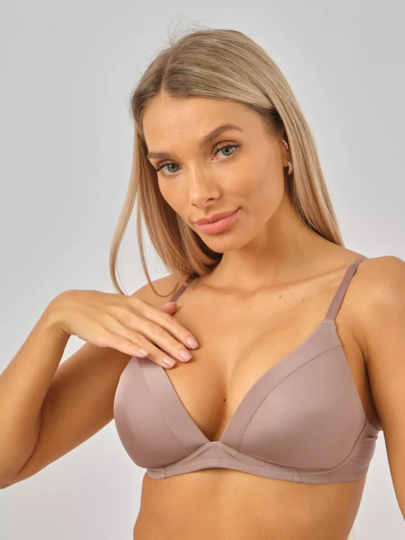 Sutien triunghiular din microfibră