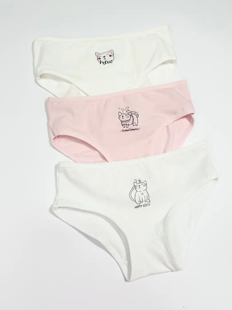 Комплект из 3 пар трусиков для девочек