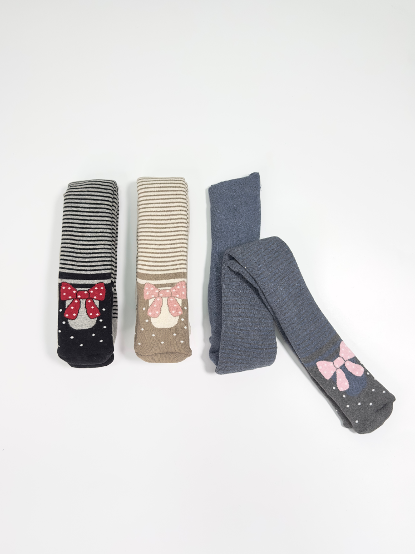 Махровые колготки для девочек