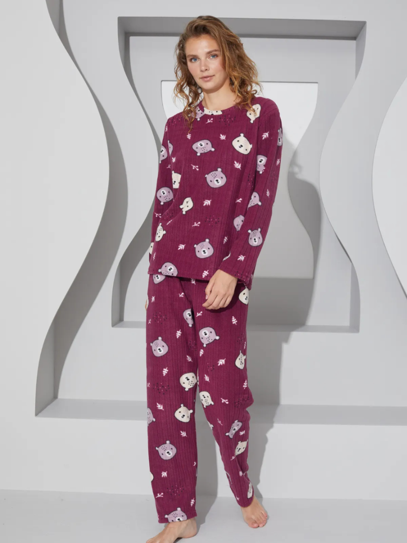 Pijama din fleece pentru femei