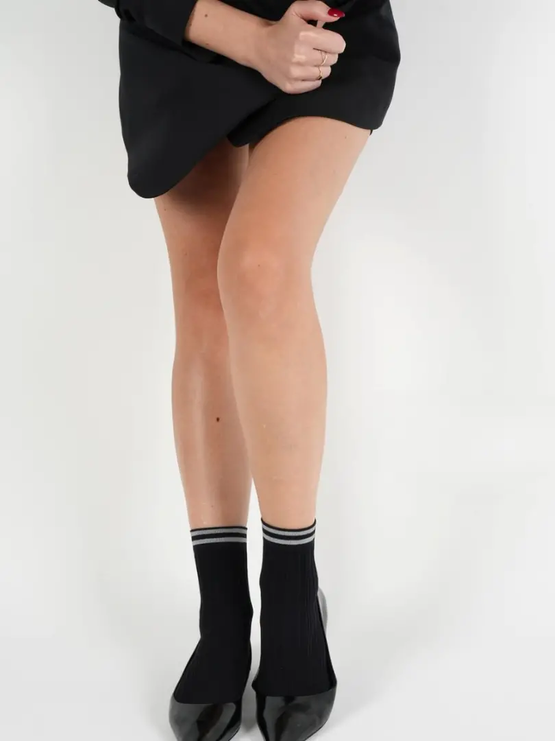 Șosete reiate din microfibră pentru femei