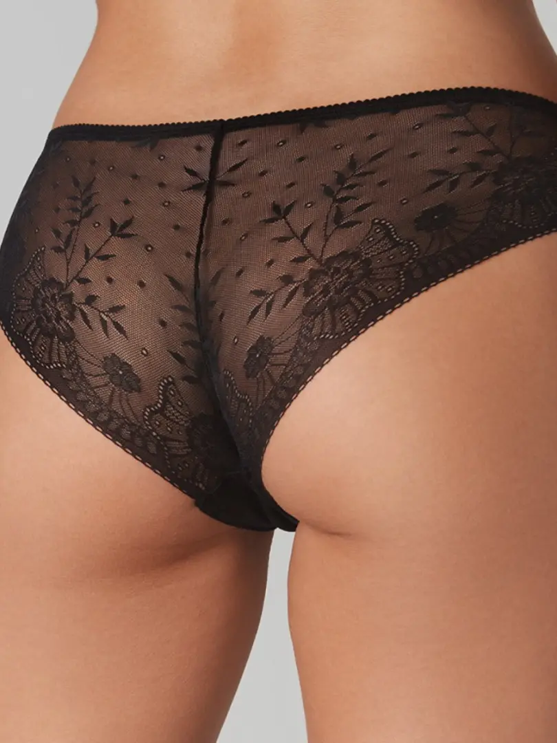 Chilot din bumbac și dantelă delicată