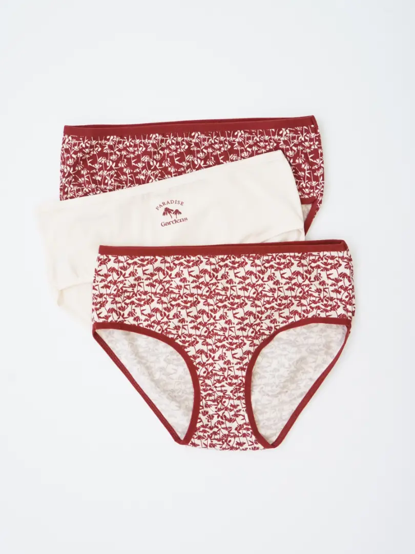 Chiloți din bumbac cu talie înaltă pentru femei