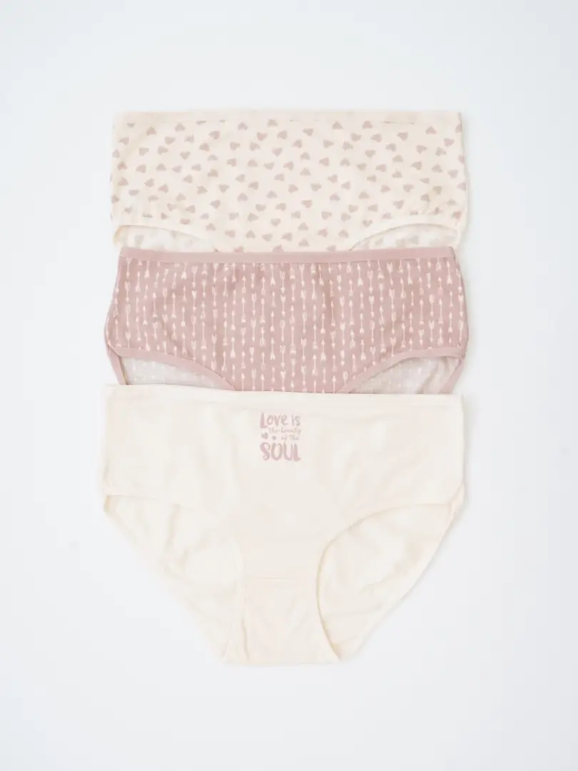 Chiloți din bumbac cu talie înaltă pentru femei