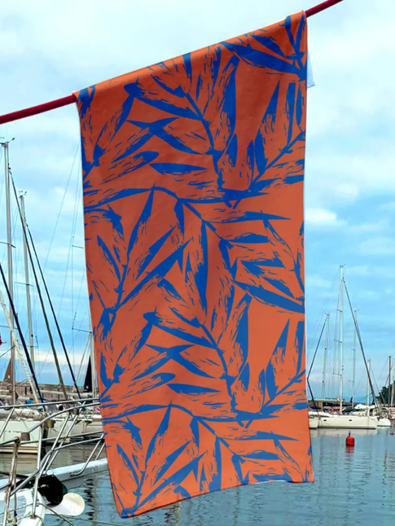 Пляжное полотенце из микрофибры