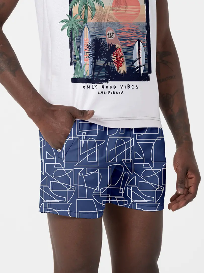 Мужские пляжные шорты