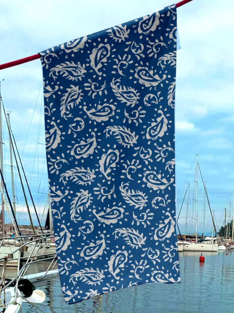 Пляжное полотенце с микрофиброй