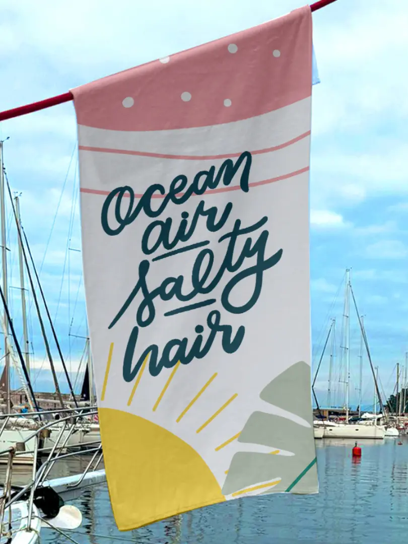 Prosop de plajă cu microfibră