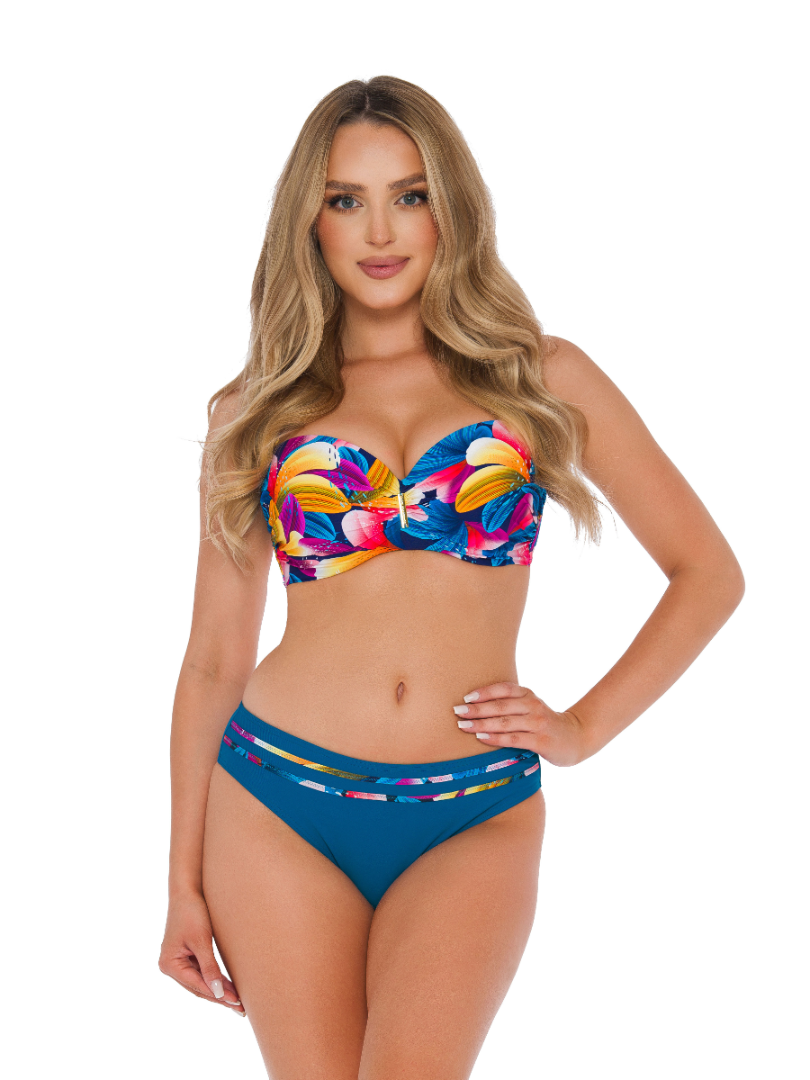 Costum de baie cu imprimeu floral