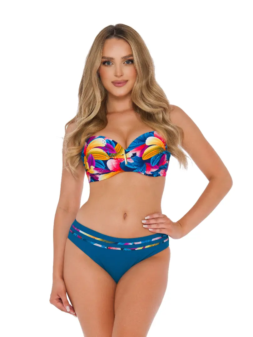 Costum de baie cu imprimeu floral