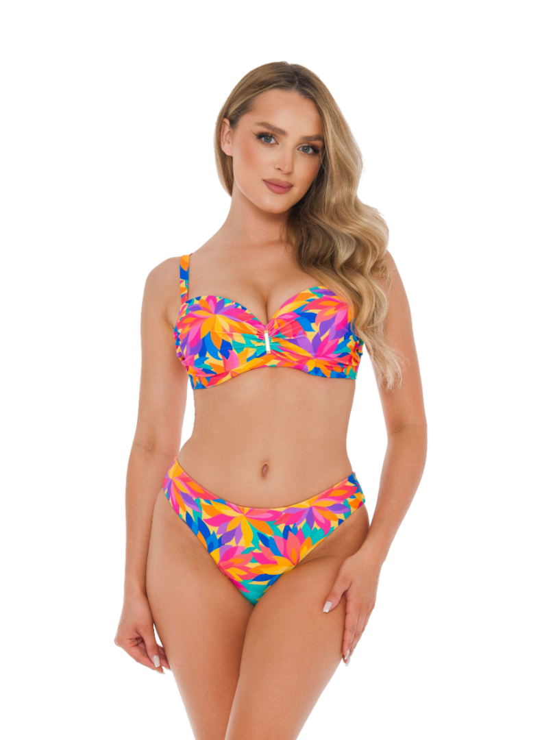 Costum de baie cu cupe balconette