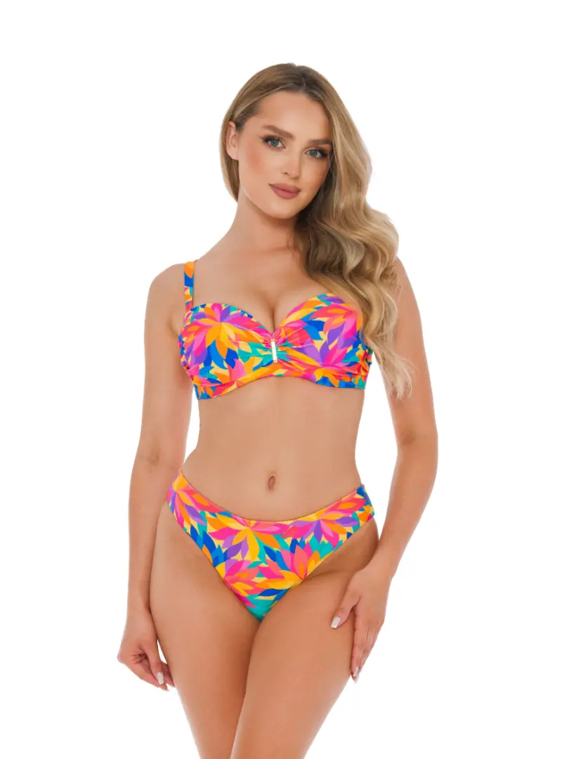 Costum de baie cu cupe balconette