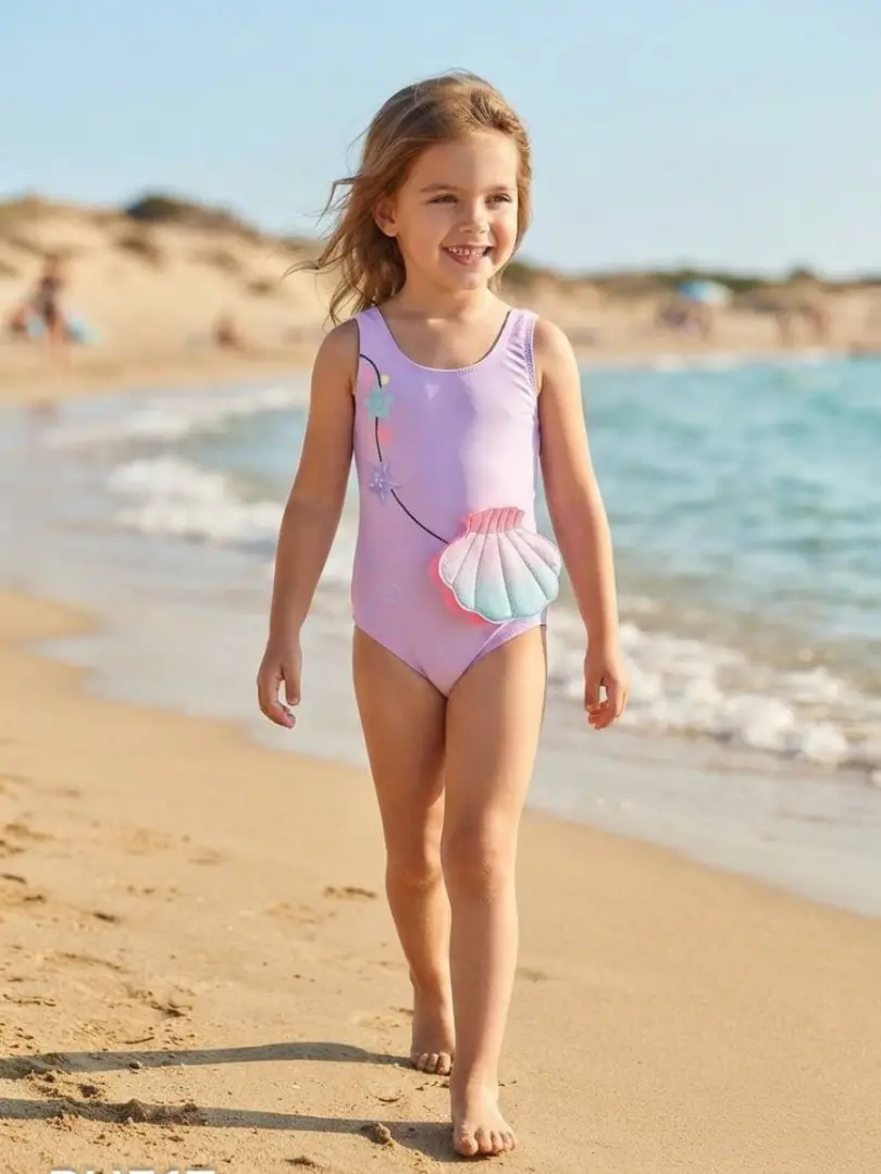 Costum de baie cu detaliu 3D