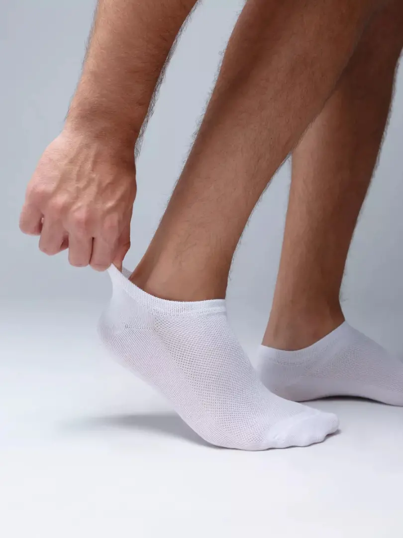 Șosete scurte unisex din bambus cu plasă