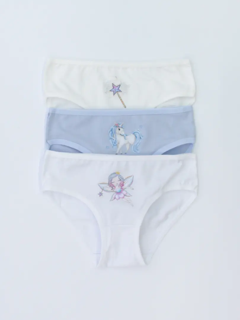 Set chiloți pentru fete 3 perechi