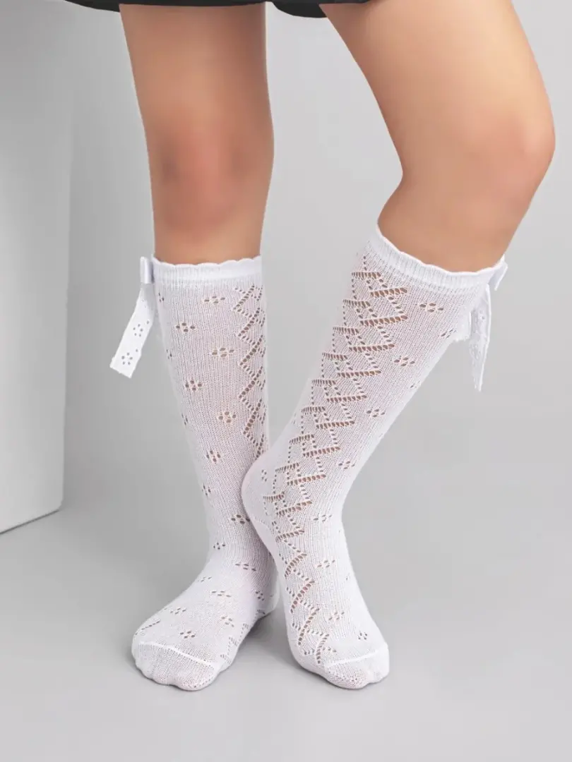 Șosete elegante de școală pentru fete