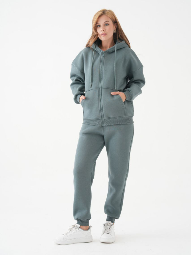 Trening din amestec de bumbac cu fleece