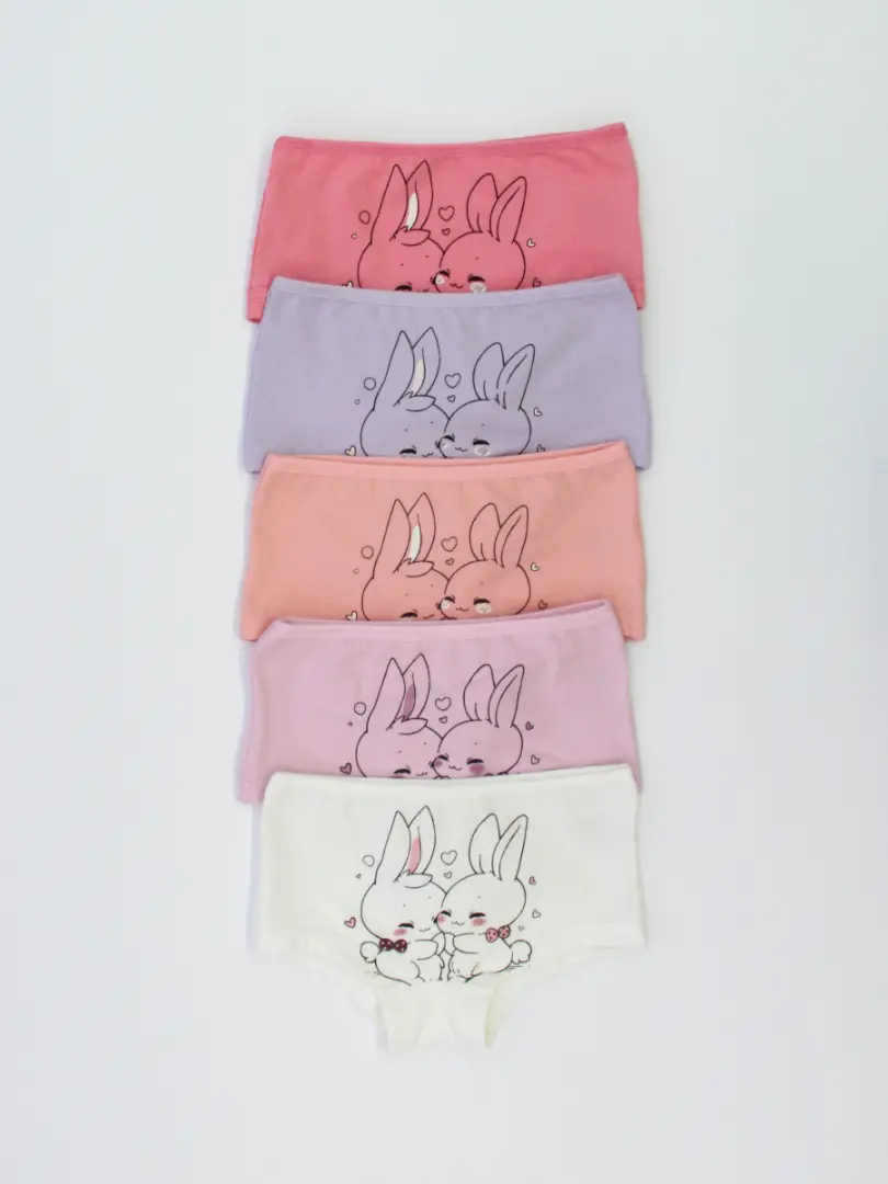 Chiloți din bumbac cu iepuraș