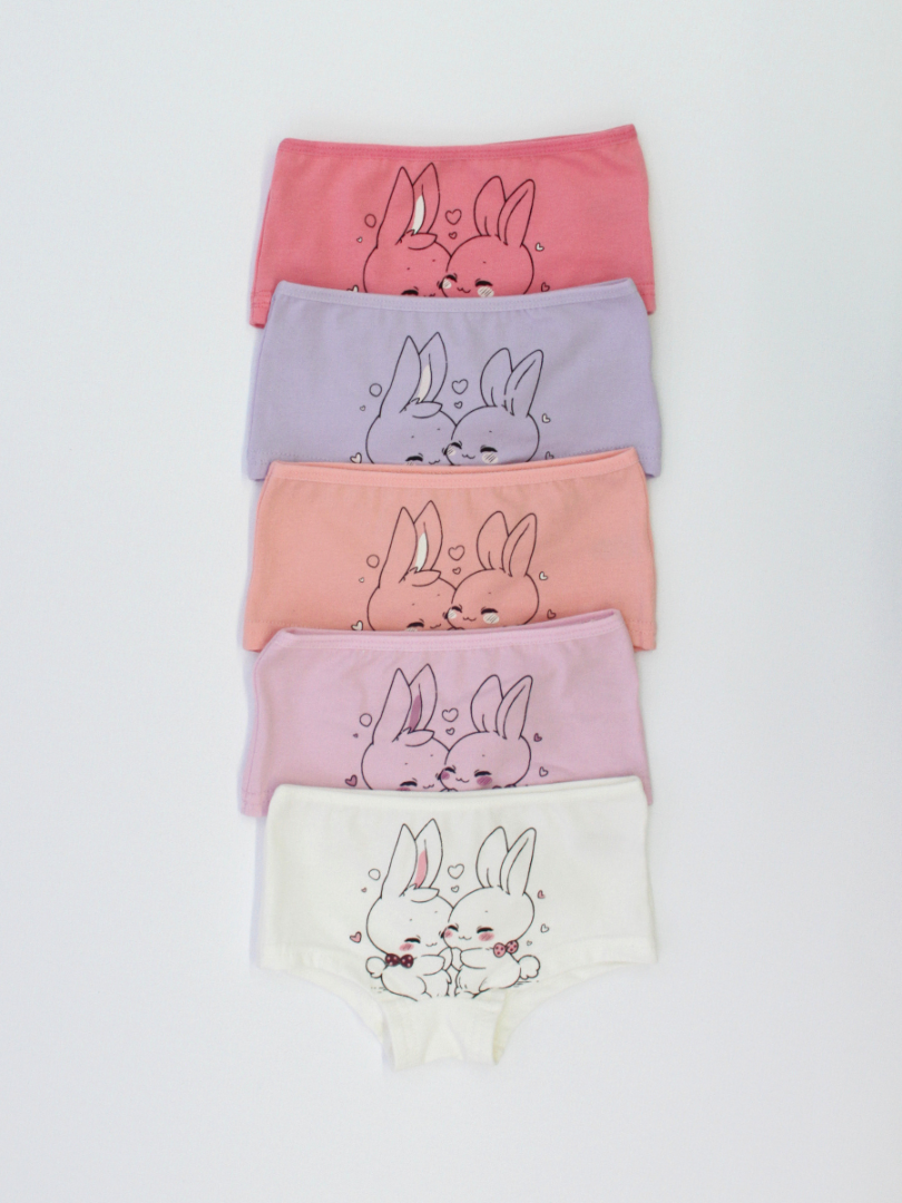 Хлопковые трусики с зайчиком