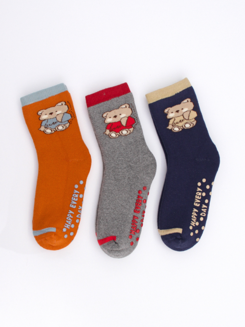 Детские нескользящие махровые носки