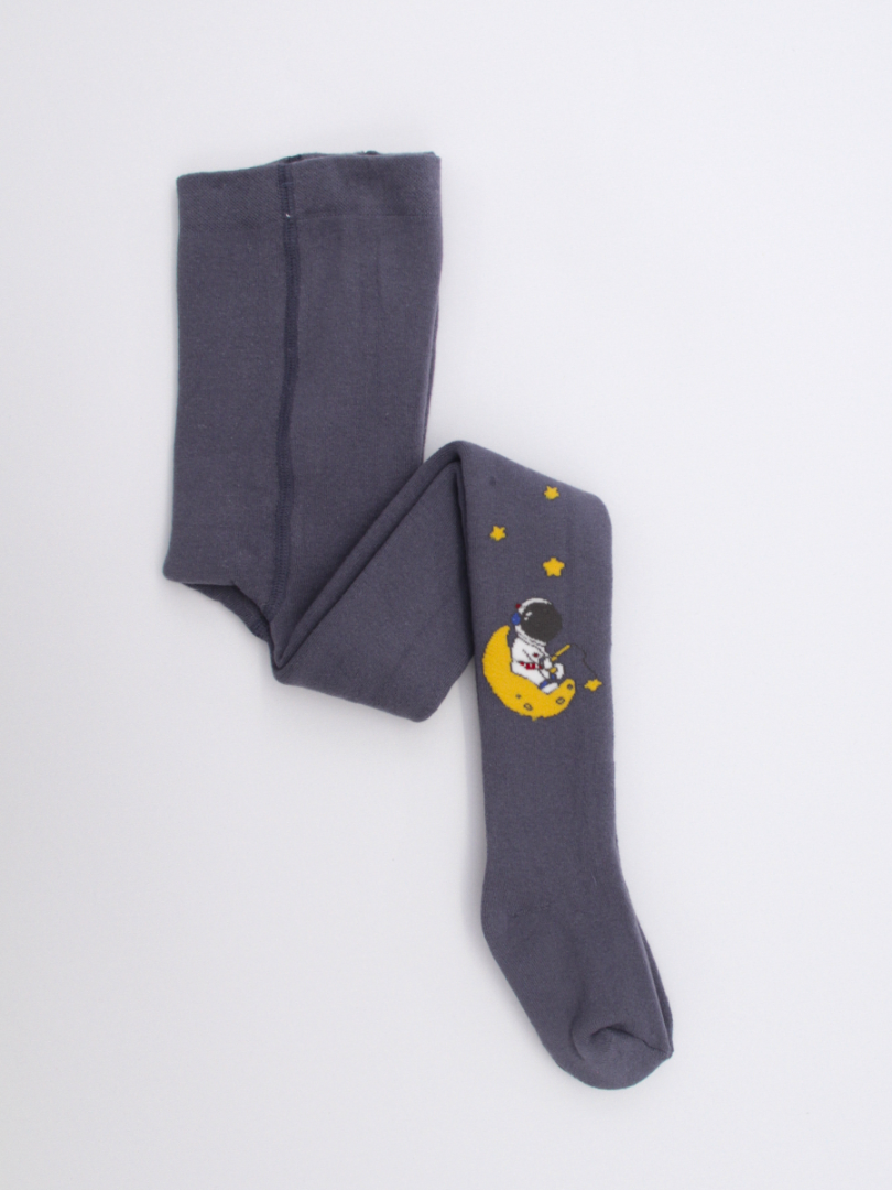 Махровые колготки с астронавтом для мальчиков