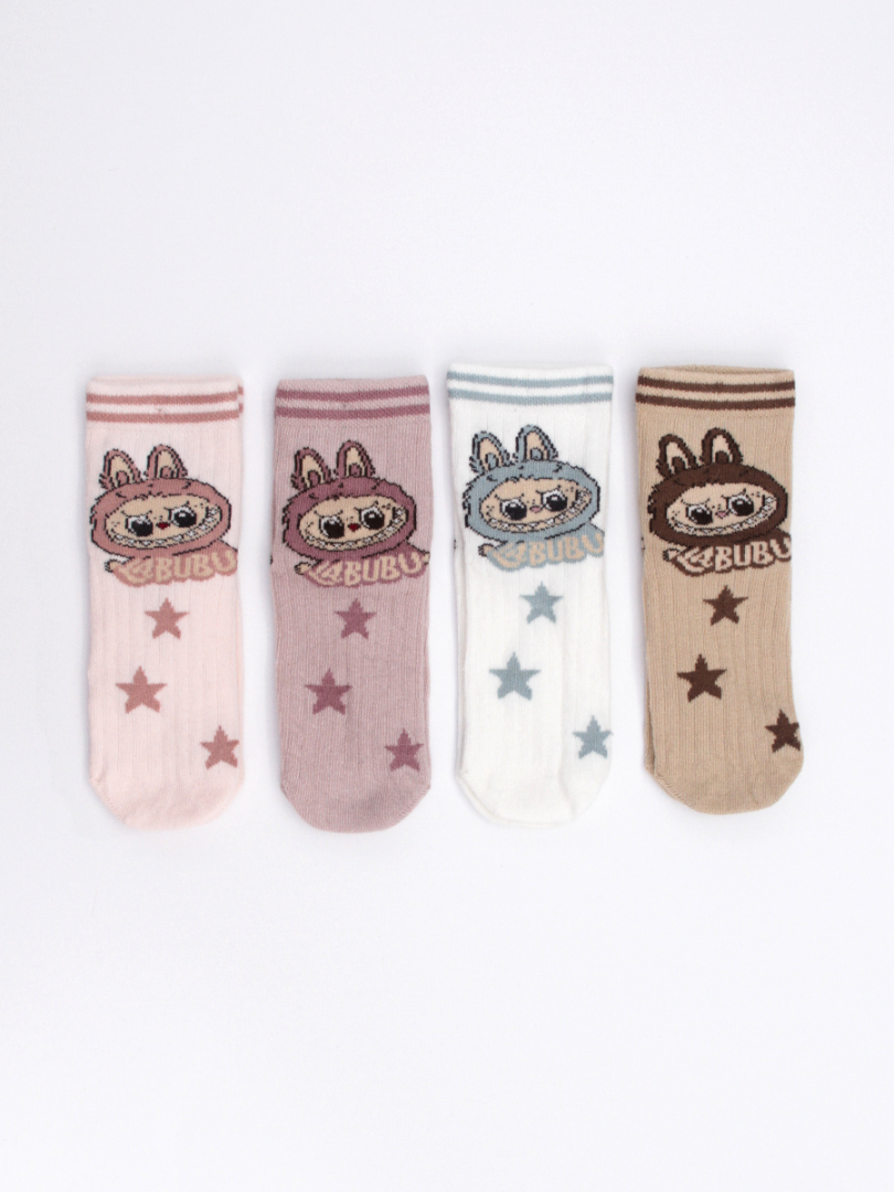 Носки с принтом для маленьких девочек