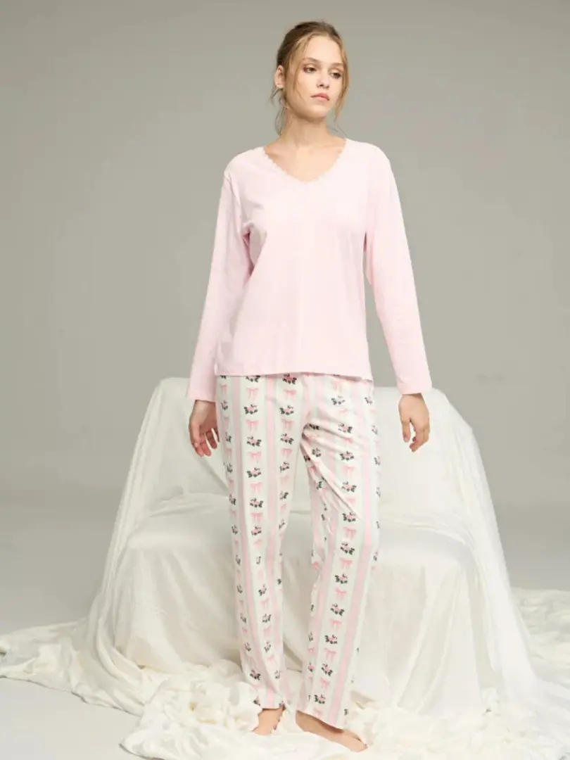 Pijama de bumbac pentru femei