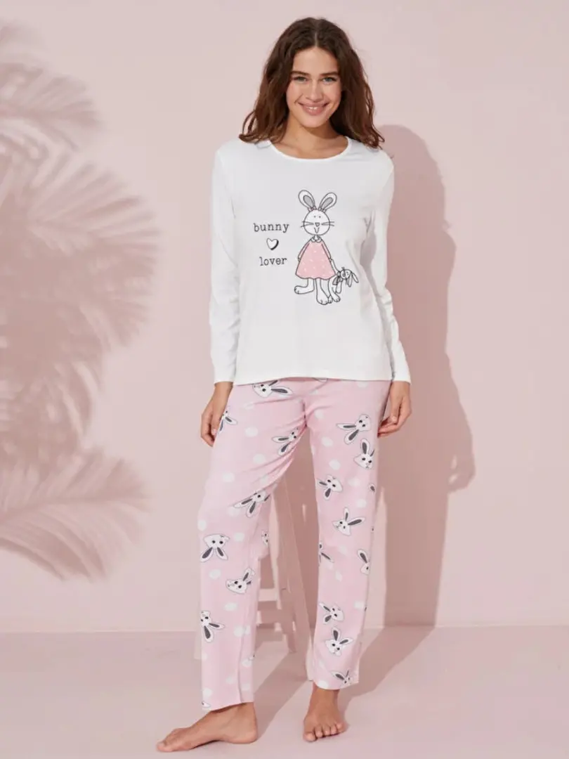 Pijama din bumbac pentru femei