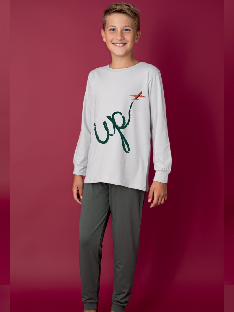 Pijama de bumbac pentru băieți