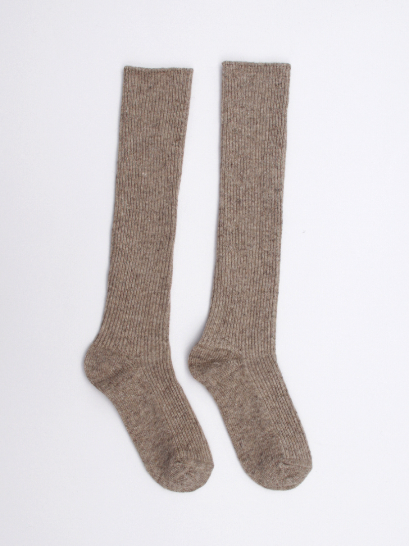 Длинные шерстяные носки для женщин