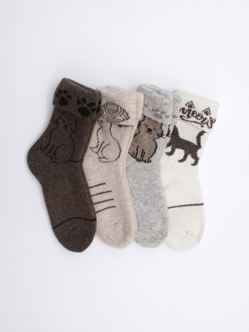 Женские шерстяные носки