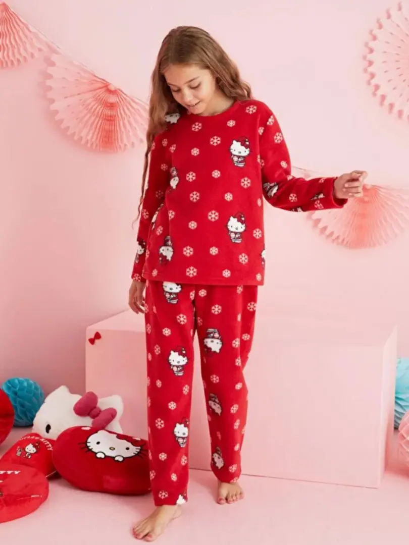 Pijama de fleece Hello Kitty