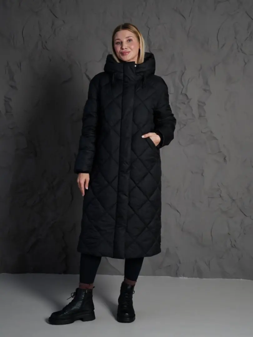 Palton lung de iarnă pentru femei