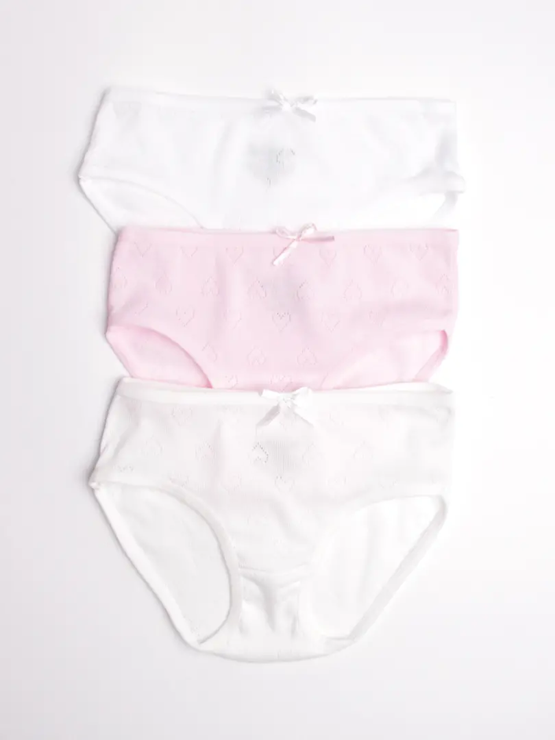 Set chiloți din bumbac pentru fetițe