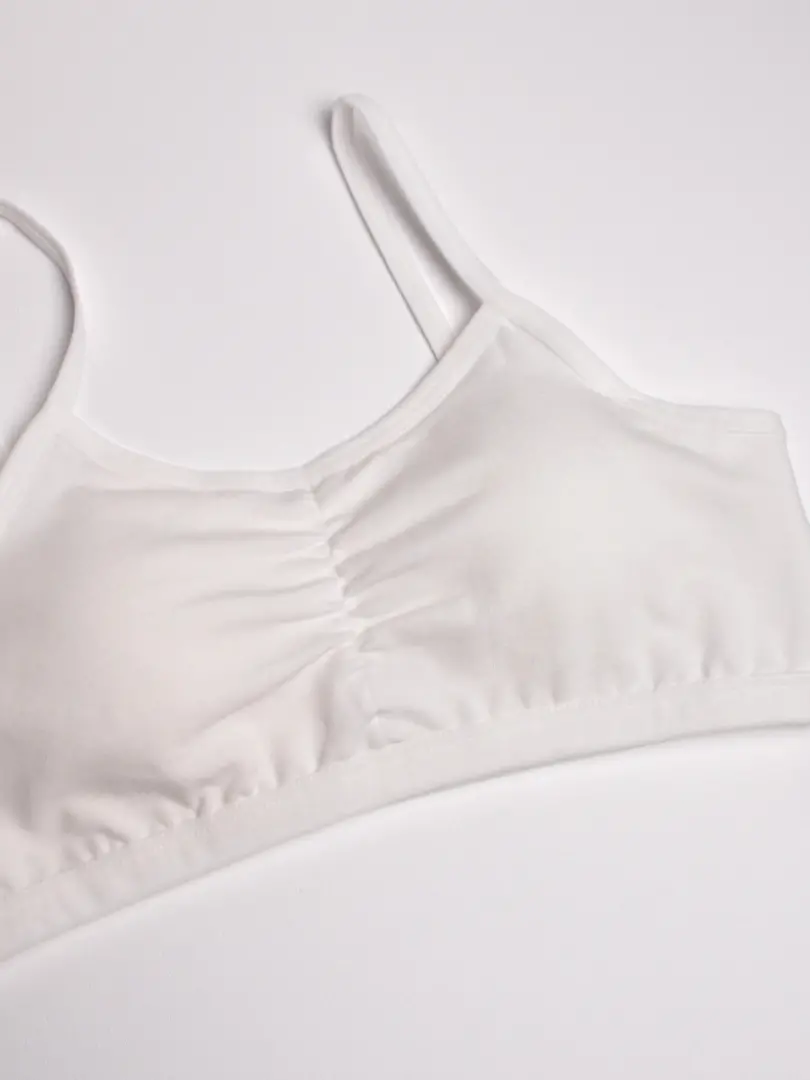 Top din bumbac cu bretele pentru fetițe