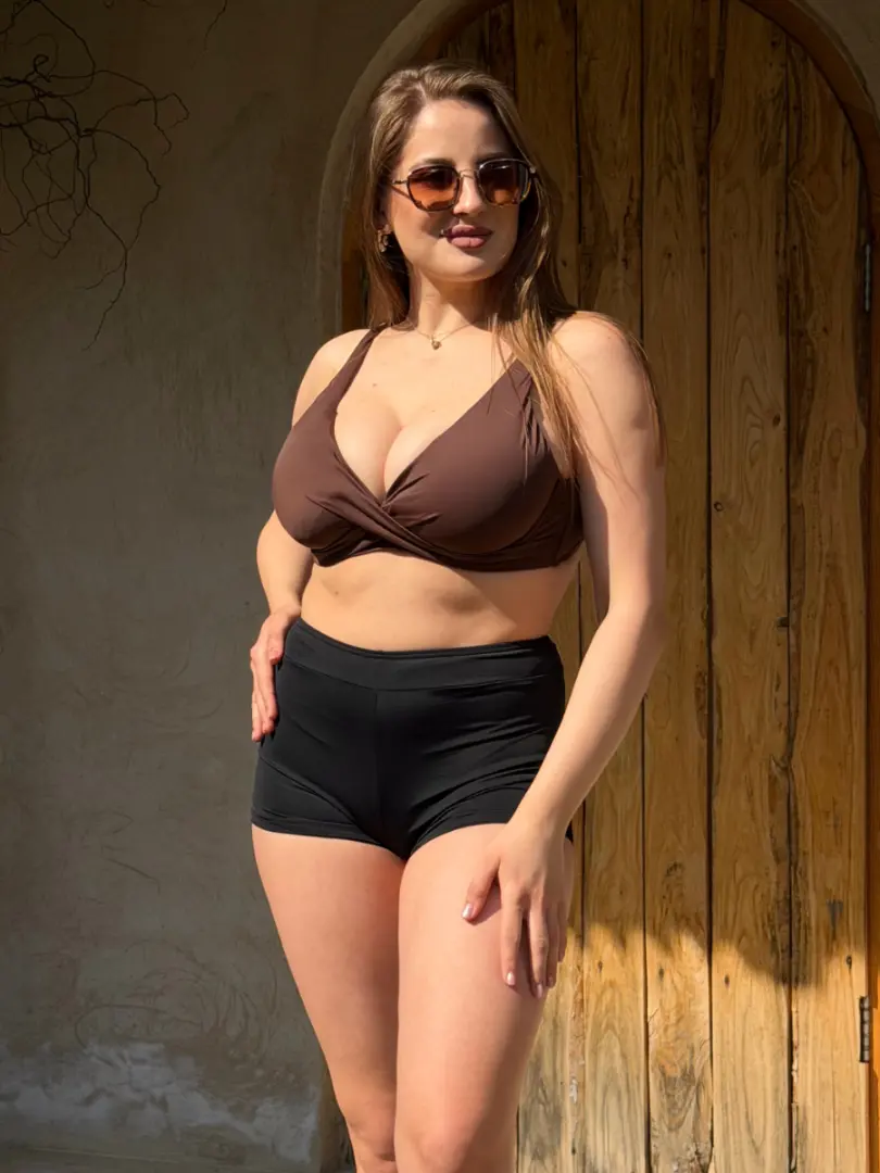 Costum de baie mărimi mari cu 2 slipi - clasic + pantaloni scurți