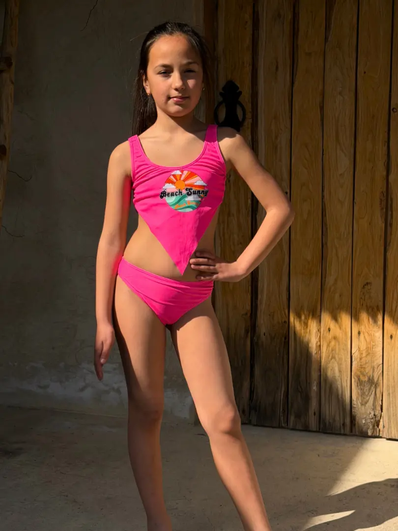 Costum de baie fetițe două piese