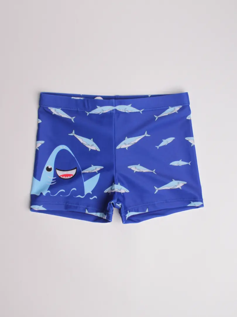 Boxeri de baie pentru băieți cu imprimeu rechini