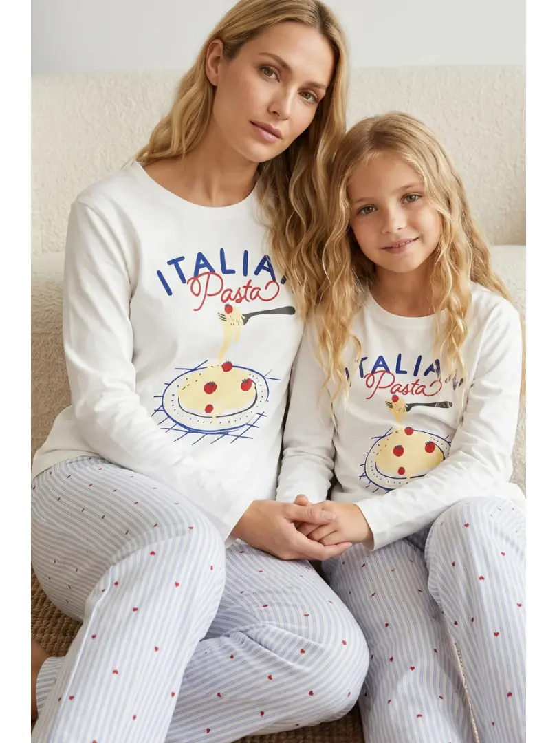 Pijama de bumbac pentru fete
