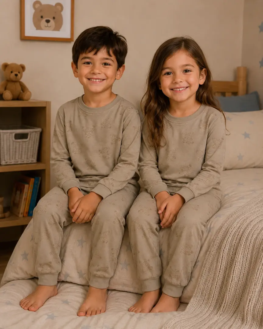 Pijama cu ursuleți pentru copii