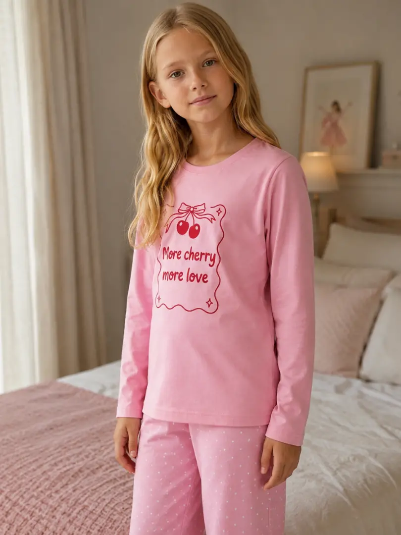 Pijama Cherry pentru fetițe
