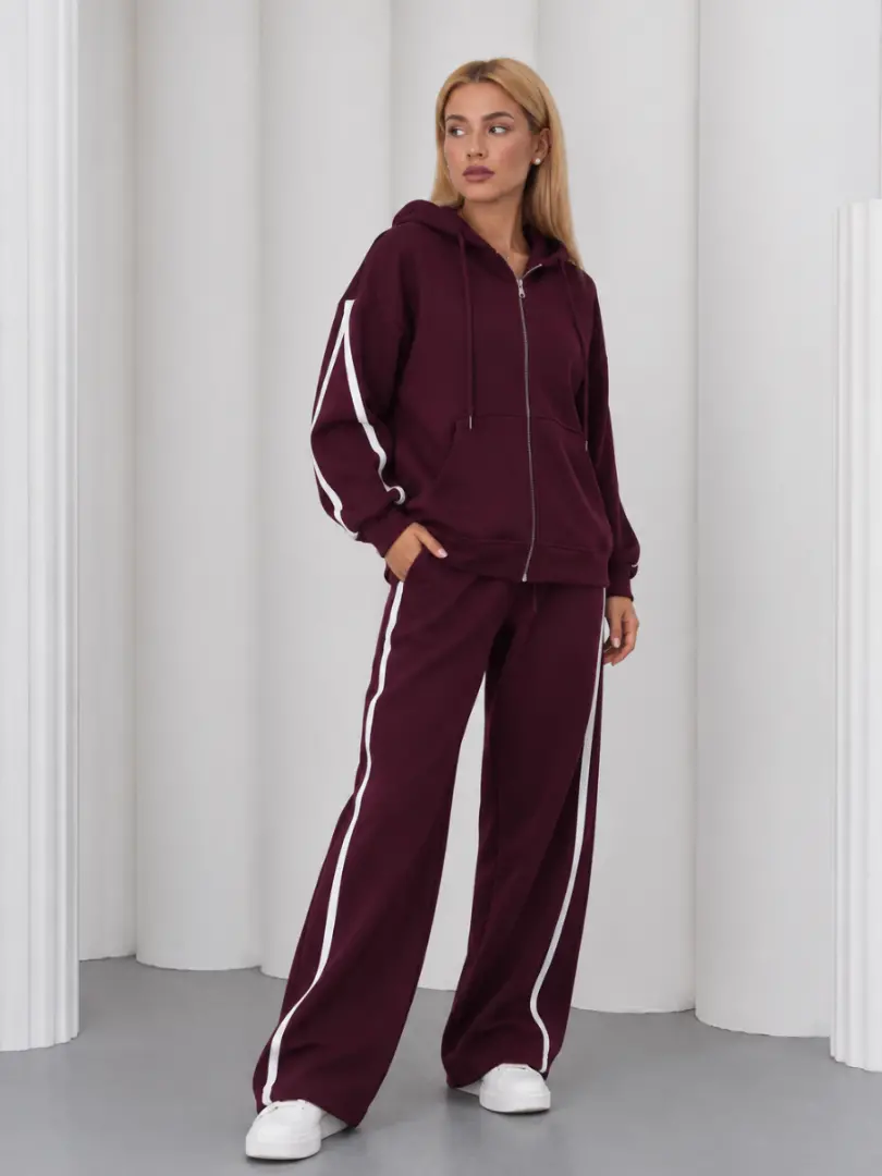 Trening calduros cu fleece la interior marimi mai mari