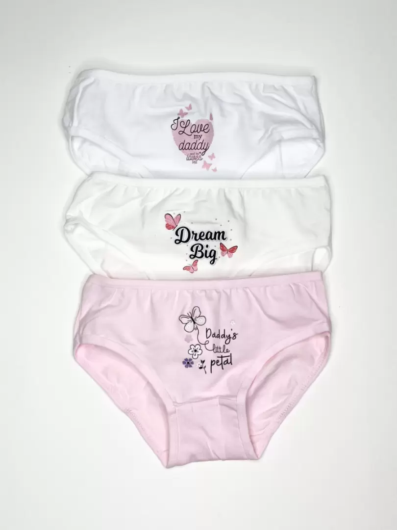 Chiloți din bumbac, 3 perechi