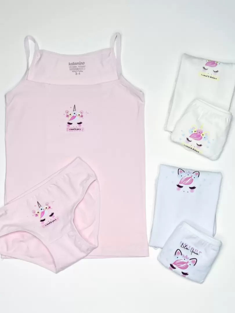 Комплект из хлопка для девочек